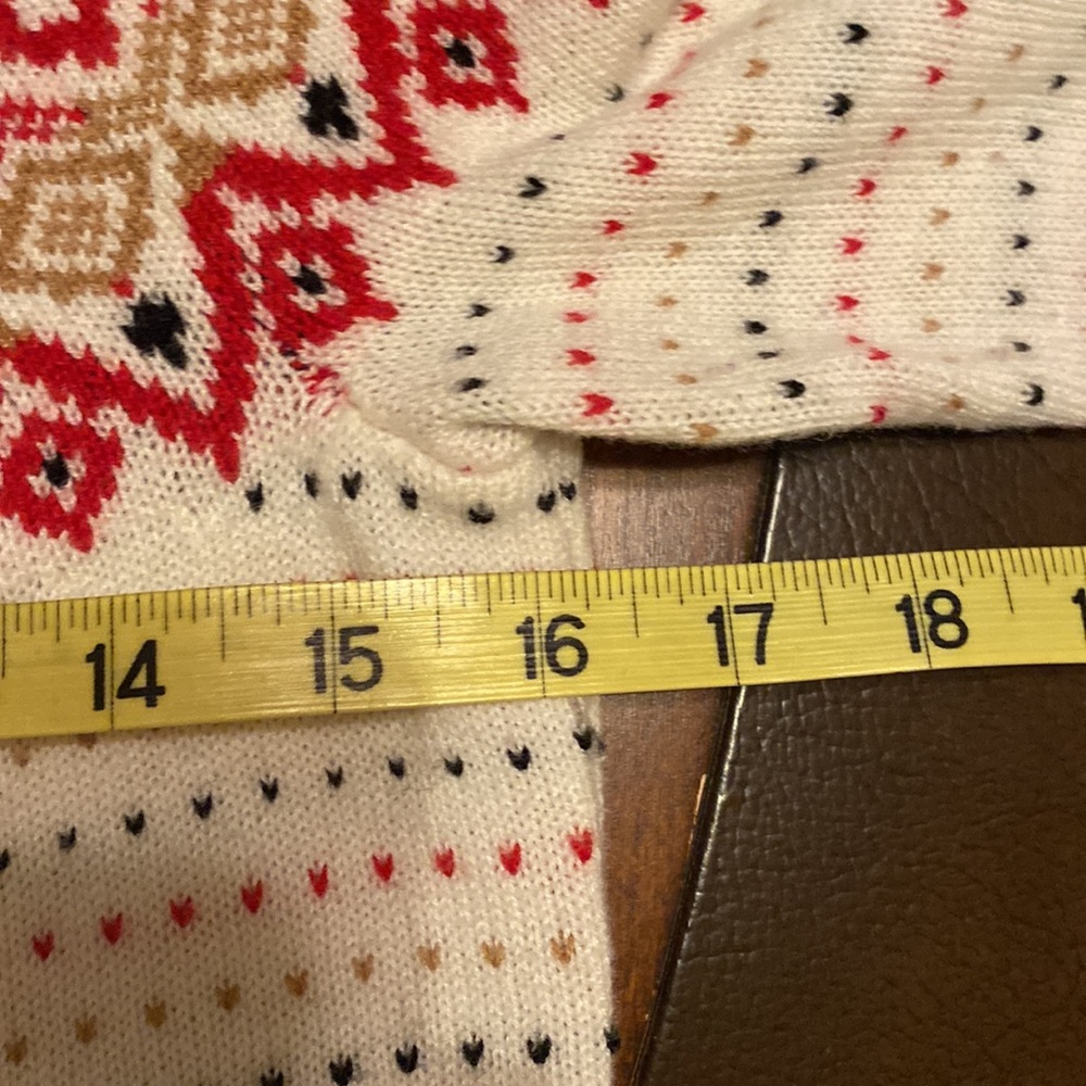 Talbots Fair Isle sweater size xsP.  Great condition lambs wool - Picture 4 of 6